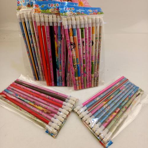 2元店的铅笔袋装秘诀 10支带橡皮擦铅笔如何成就学生文具优选
