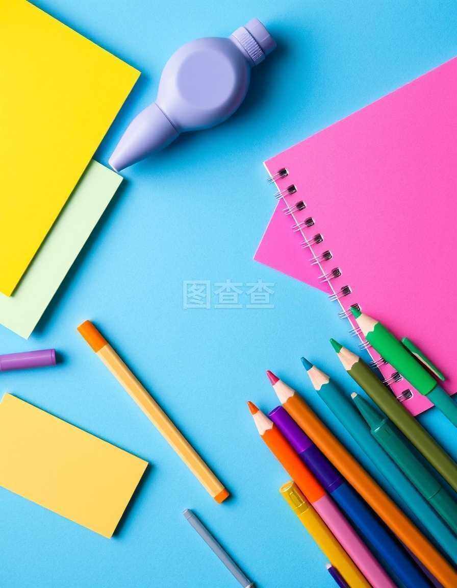 色彩鲜艳的文具，让学习更有动力
